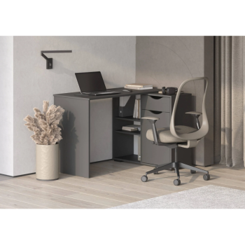 Стол письменный, арт.6-011110, графит (ГК) в Красноуральске - krasnouralsk.mebel-e96.ru