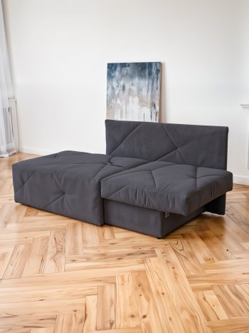 Диван 1010 графит, правый (BRENDOSS) в Красноуральске - krasnouralsk.mebel-e96.ru