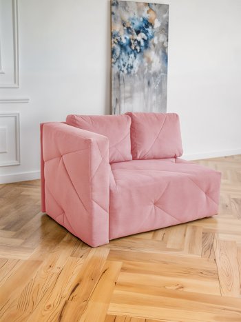 Диван 1010 розовый, левый (BRENDOSS) в Красноуральске - krasnouralsk.mebel-e96.ru
