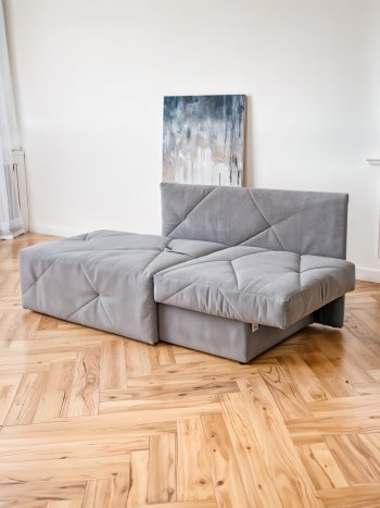 Диван 1010 серый, правый (BRENDOSS) в Красноуральске - krasnouralsk.mebel-e96.ru