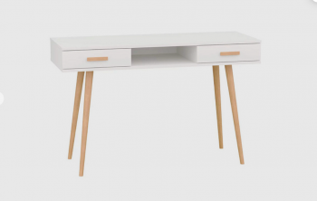 Стол письменный, арт.6-01103, белый (ГК) в Красноуральске - krasnouralsk.mebel-e96.ru