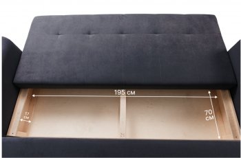 Диван 920 Графит (Brendoss) в Красноуральске - krasnouralsk.mebel-e96.ru
