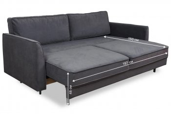 Диван 930 графит (Brendoss) в Красноуральске - krasnouralsk.mebel-e96.ru