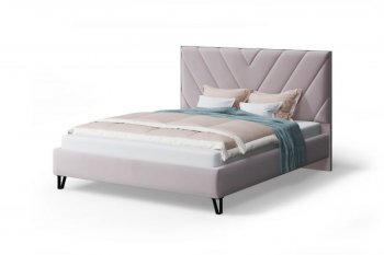 Кровать Аделия мягкая Dusty rose (пепельная роза), 1600 (МЛК) в Красноуральске - krasnouralsk.mebel-e96.ru