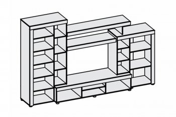 Гостиная Аллегро вар. 1 (Диал) в Красноуральске - krasnouralsk.mebel-e96.ru