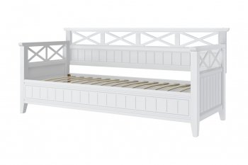 Кровать из массива Амелия белый античный (БМ) в Красноуральске - krasnouralsk.mebel-e96.ru