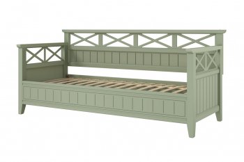 Кровать из массива Амелия зеленый самшит (БМ) в Красноуральске - krasnouralsk.mebel-e96.ru