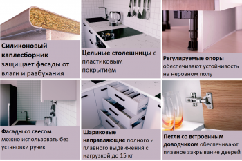 Кухонный гарнитур Старое дерево 2200 мм МДФ (Санвут) в Красноуральске - krasnouralsk.mebel-e96.ru