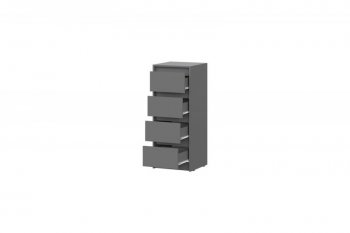 Комод Айден КМ06-400 серый графит (ИЦ) в Красноуральске - krasnouralsk.mebel-e96.ru