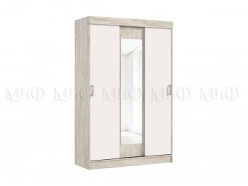 Шкаф-купе Бася 1300 мм крафт/кашемир (Миф) в Красноуральске - krasnouralsk.mebel-e96.ru