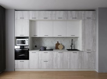 Кухонный гарнитур Бланка 3400 мм (Санвут) в Красноуральске - krasnouralsk.mebel-e96.ru