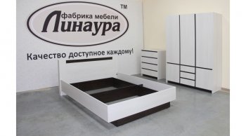 Кровать двуспальная Бостон анкор (Лин) в Красноуральске - krasnouralsk.mebel-e96.ru