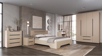 Спальный гарнитур Британа модульный (Лин) в Красноуральске - krasnouralsk.mebel-e96.ru