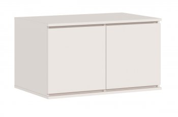 Шкаф 800 мм Челси двустворчатый с антресолью, сонома/белый (Миф) в Красноуральске - krasnouralsk.mebel-e96.ru