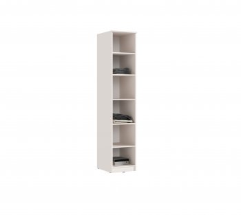 Пенал 400 мм Челси (1 створка) с антресолью, Кашемир (Миф) в Красноуральске - krasnouralsk.mebel-e96.ru