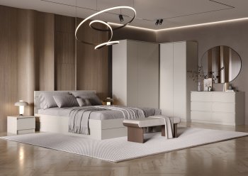 Спальный гарнитур Челси Кашемир. модульный (Миф) в Красноуральске - krasnouralsk.mebel-e96.ru