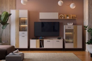 Стенка Доминика модульная  (Мебельсон) в Красноуральске - krasnouralsk.mebel-e96.ru