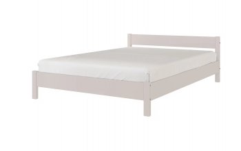 Кровать из массива Эби Льняной (БМ) в Красноуральске - krasnouralsk.mebel-e96.ru