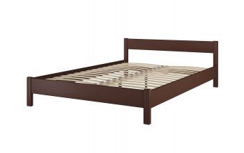 Кровать из массива Эби Орех (БМ) в Красноуральске - krasnouralsk.mebel-e96.ru