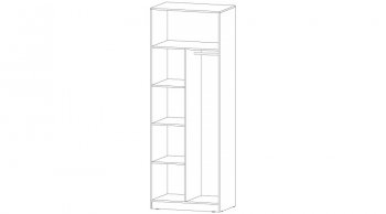 Шкаф 800 мм Элегант Белый (Лин) в Красноуральске - krasnouralsk.mebel-e96.ru