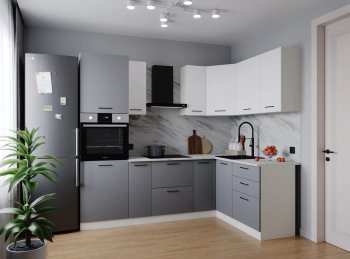 Угловой кухонный гарнитур Элеганция 2400*1600 мм Sanvut в Красноуральске - krasnouralsk.mebel-e96.ru