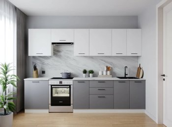 Кухонный гарнитур Элеганция 3000 мм (Санвут) в Красноуральске - krasnouralsk.mebel-e96.ru