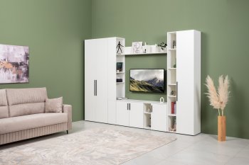 Шкаф торцевой Эйр 16.323 белый (Моби) в Красноуральске - krasnouralsk.mebel-e96.ru