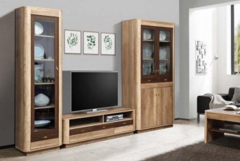 Стенка Фантазия модульная (Олмеко) в Красноуральске - krasnouralsk.mebel-e96.ru
