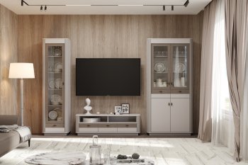 Стенка Фантазия модульная, кашемир (Олмеко) в Красноуральске - krasnouralsk.mebel-e96.ru