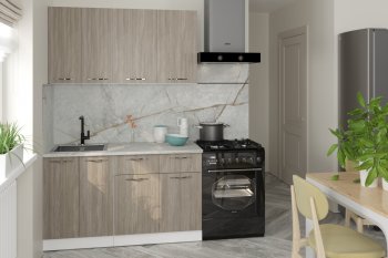 Кухонный гарнитур Фьюджи 1400 мм (Герда) в Красноуральске - krasnouralsk.mebel-e96.ru