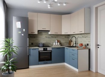 Угловой кухонный гарнитур Фьюжн 2200*1600 мм Sanvut в Красноуральске - krasnouralsk.mebel-e96.ru