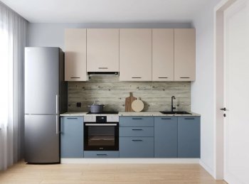 Кухонный гарнитур Фьюжн 2400 мм Sanvut в Красноуральске - krasnouralsk.mebel-e96.ru