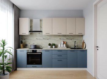 Кухонный гарнитур Фьюжн 2800 (Санвут) в Красноуральске - krasnouralsk.mebel-e96.ru