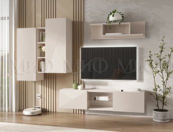 Стенка Флэш кашемир (Миф) в Красноуральске - krasnouralsk.mebel-e96.ru