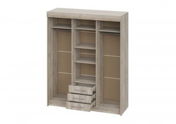 Шкаф-купе 1700 мм Фортуна (Дуб крафт серый) (ИЦ) в Красноуральске - krasnouralsk.mebel-e96.ru