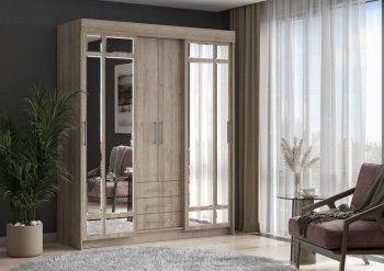 Шкаф-купе 1700 мм Фортуна (Дуб крафт серый) (ИЦ) в Красноуральске - krasnouralsk.mebel-e96.ru