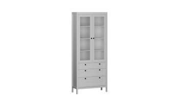 Пенал со стеклом Фрея (СБК) в Красноуральске - krasnouralsk.mebel-e96.ru