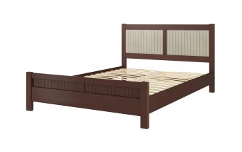 Кровать из массива Фрида Орех (БМ) в Красноуральске - krasnouralsk.mebel-e96.ru