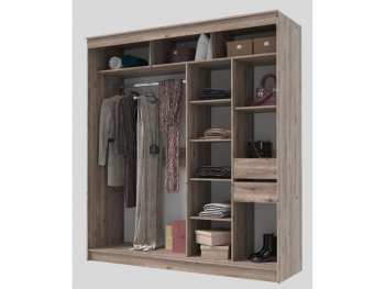Шкаф-купе 2000 мм Гранд-1 ЛДСП, дуб горный (Эра) в Красноуральске - krasnouralsk.mebel-e96.ru