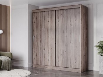 Шкаф-купе 2000 мм Гранд-1 ЛДСП, дуб горный (Эра) в Красноуральске - krasnouralsk.mebel-e96.ru