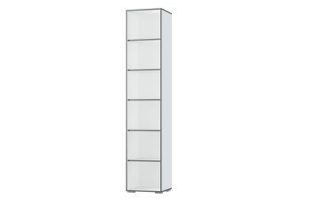 Шкаф 1 дв. Грей (УНИ) (МЛК) в Красноуральске - krasnouralsk.mebel-e96.ru