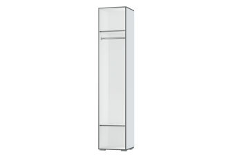 Шкаф 1 дв. Грей (УНИ) (МЛК) в Красноуральске - krasnouralsk.mebel-e96.ru