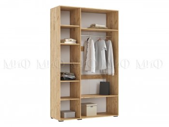 Шкаф 1350 мм Ирис с антресолью, крафт/грин (Миф) в Красноуральске - krasnouralsk.mebel-e96.ru