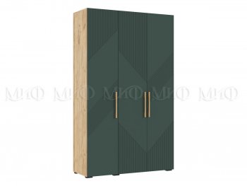 Шкаф 1350 мм Ирис с антресолью, крафт/грин (Миф) в Красноуральске - krasnouralsk.mebel-e96.ru