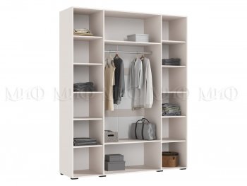 Шкаф 1800 мм Ирис с антресолью кашемир (Миф) в Красноуральске - krasnouralsk.mebel-e96.ru