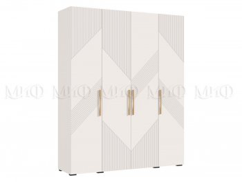 Шкаф 1800 мм Ирис с антресолью кашемир (Миф) в Красноуральске - krasnouralsk.mebel-e96.ru