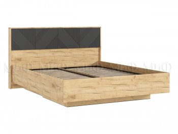 Кровать парящая Ирис крафт/графит(Миф) в Красноуральске - krasnouralsk.mebel-e96.ru