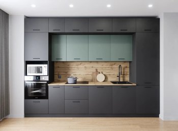 Кухонный гарнитур Изумруд 3400 мм (Санвут) в Красноуральске - krasnouralsk.mebel-e96.ru