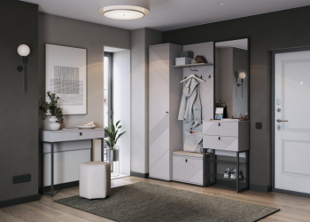 Прихожая Кашемир модульная (МЛК) в Красноуральске - krasnouralsk.mebel-e96.ru