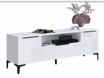 Тумба ТВ на 1650 Кимберли белый (Handis) в Красноуральске - krasnouralsk.mebel-e96.ru